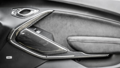 2016-2019 Camaro Carbon Fiber LG455 Door Trim Bezel Covers - EXCLUSIVE