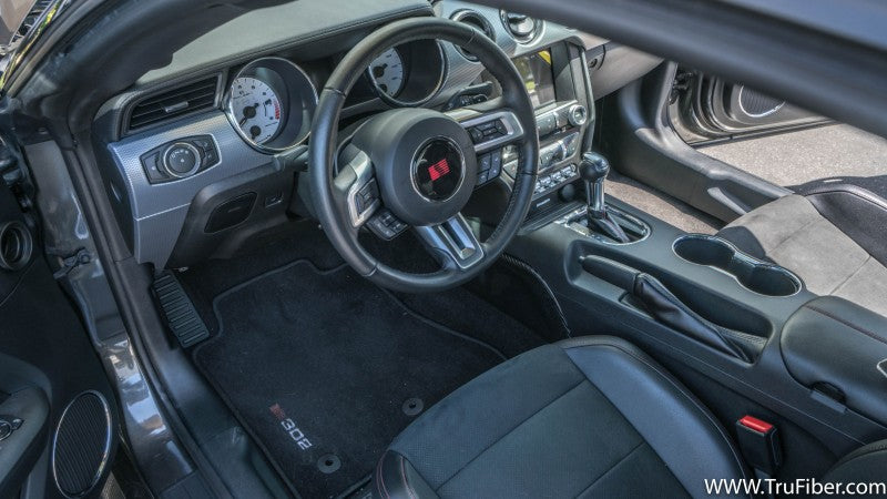 2015-2024 Mustang Carbon Fiber LG321 Center Console Side Panels