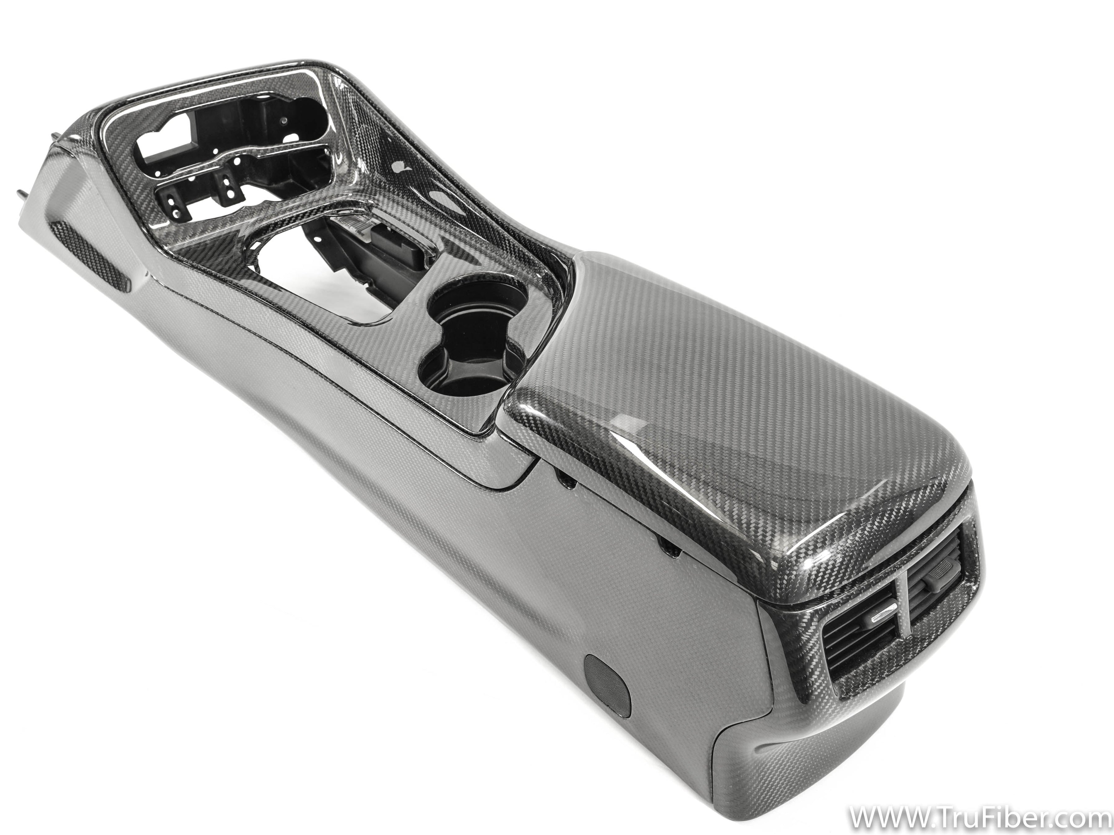 2009-2015 Challenger Carbon Fiber Center Console Kit - TRUFIBER.COM