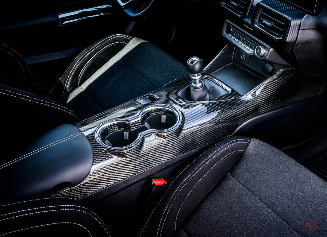 2024 Mustang Carbon Fiber Center Console - TRUFIBER.COM