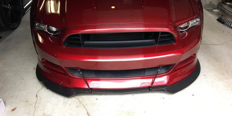 2005-2014 Mustang Carbon Fiber LG99 Front Splitter - TRUFIBER.COM