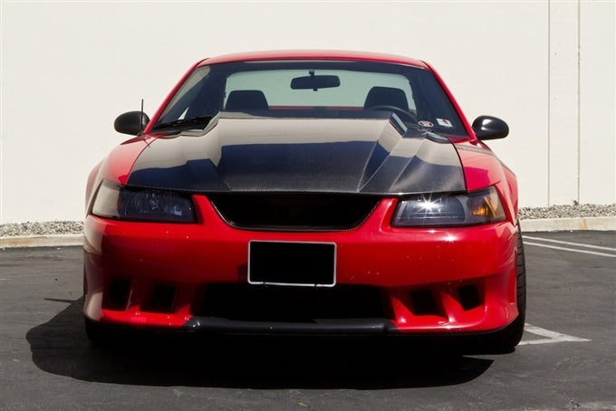 1999-2004 Mustang carbon fiber A49-3 hood - TRUFIBER Fox/SN95 upgrades