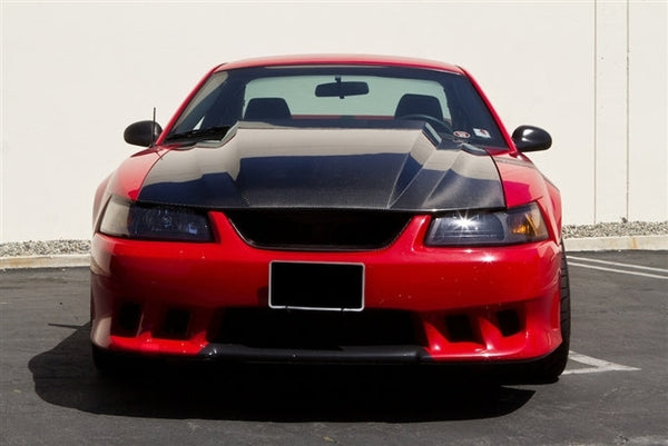 1999-2004 Mustang carbon fiber A49-3 hood - TRUFIBER Fox/SN95 upgrades