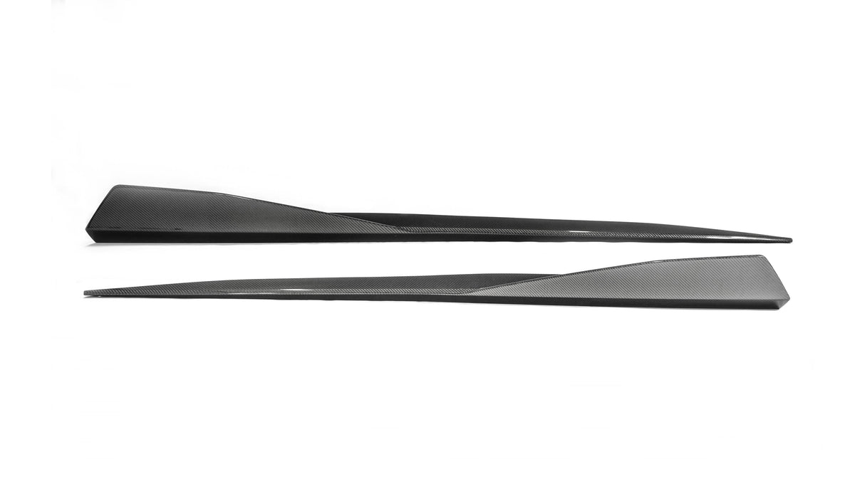 C8 Corvette Carbon Fiber XR13 Side Skirt Covers
