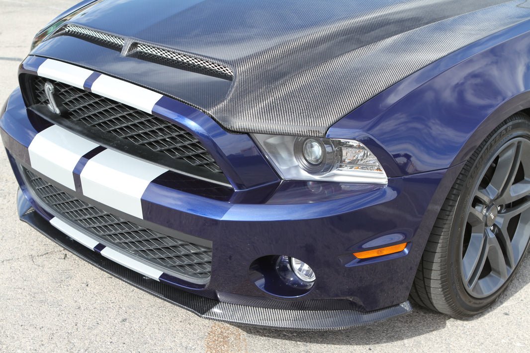 2010-2014 MUSTANG GT500 CARBON FIBER LG44KR CHIN SPOILER