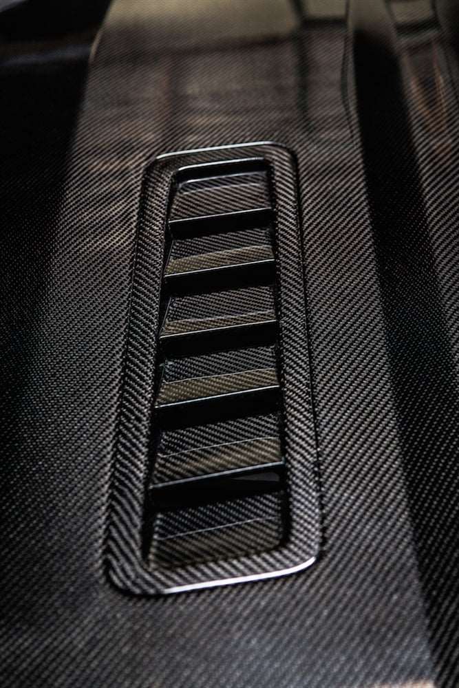 2005-2009 Mustang Carbon Fiber A61 Ram Air Hood - view 3