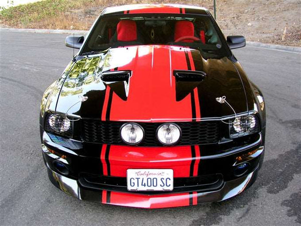 2005-2009 Mustang Fiberglass A29 Heat Extractor Hood - view 2