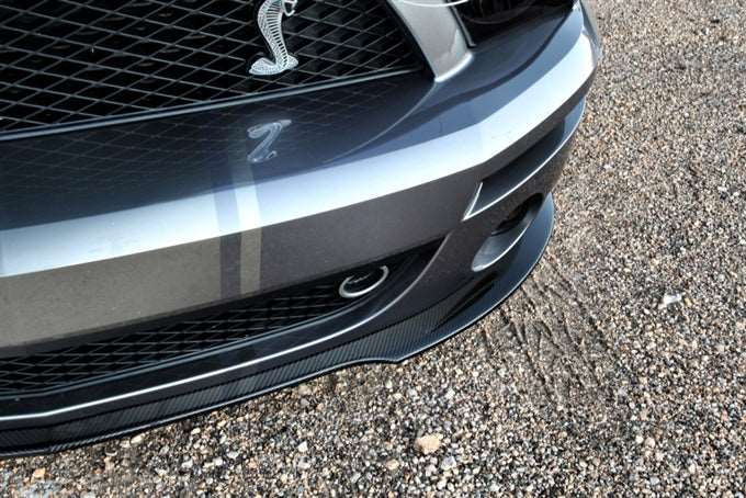 2005-2009 Mustang GT500 Carbon Fiber LG31KR Chin Spoiler (fits GT500 front fascia) - view 2