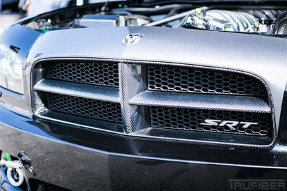 2005-2010 Charger Carbon Fiber LG154 Front Bumper Grille - view 4