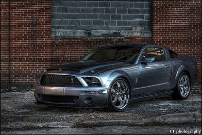 2007-2009 Mustang GT500 Fiberglass A53KR Ram Air Hood - view 3