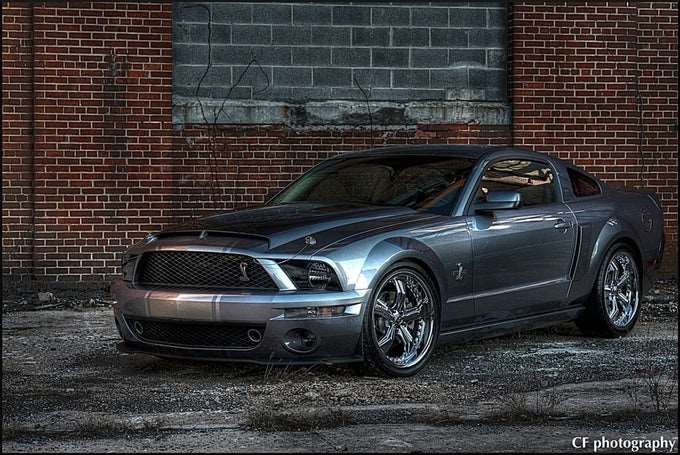 2007-2009 Mustang GT500 Fiberglass A53KR Ram Air Hood - view 3