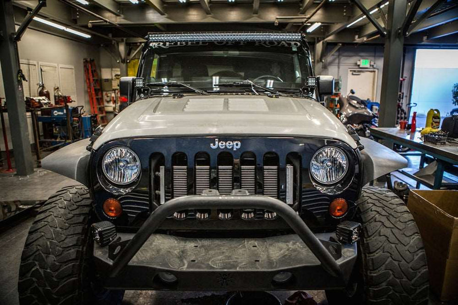 2007-2017 Wrangler Fiberglass A77 Heat Extractor Hood "JK" - view 4