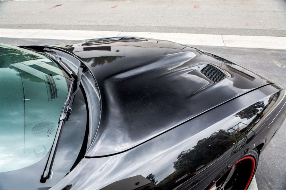 2009-2015 Challenger Fiberglass A19 Ram Air Hood - view 4