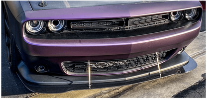 2009-2019 Challenger Carbon Fiber LG368 Front Splitter - view 3