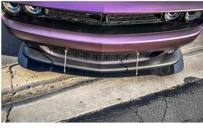 2009-2019 Challenger Carbon Fiber LG368 Front Splitter