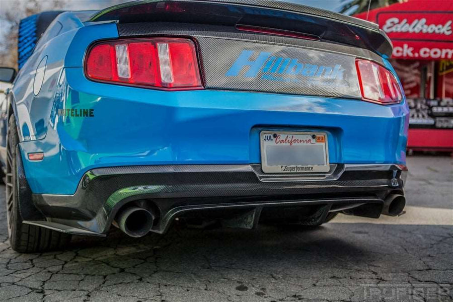 2010-2012 Mustang Carbon Fiber LG58 Rear Diffuser - view 2