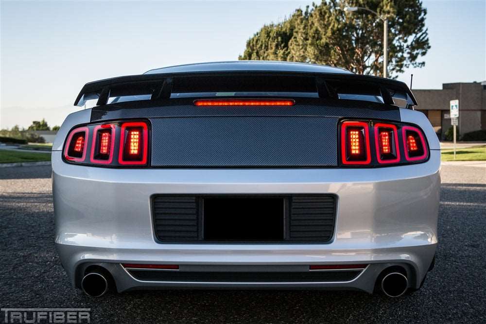 2010-2014 Mustang Carbon Fiber DCA44 Rear Spoiler - view 3