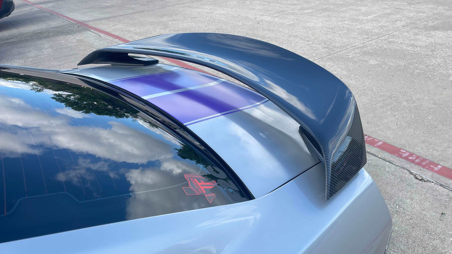 2010-2014 Mustang Carbon Fiber DCA63 Rear Spoiler - view 5