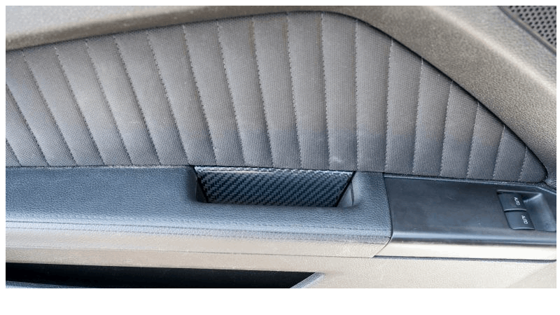 2010-2014 Mustang Carbon Fiber LG155 Door Pull Inserts - view 2