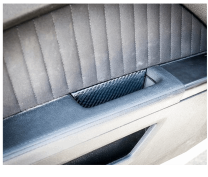 2010-2014 Mustang Carbon Fiber LG155 Door Pull Inserts - view 3