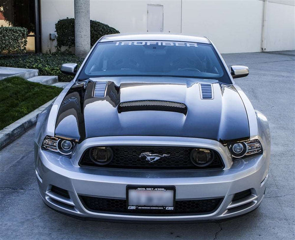 2010-2014 Mustang GT500 Carbon Fiber A72KR Ram Air Hood