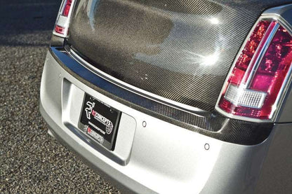 2011-2014 300 Carbon Fiber LG128 Rear Bumper Insert (Non SRT8) - view 2