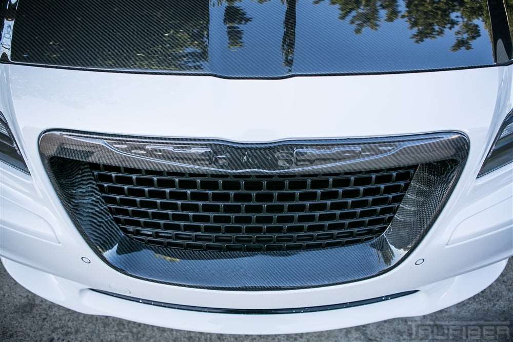 2011-2014 300 Carbon Fiber LG143 Front Bumper Deep Grille - view 2