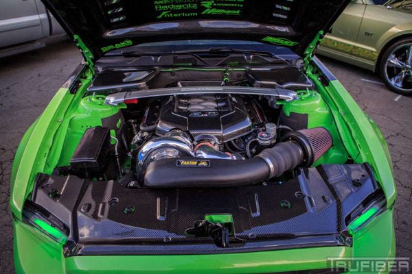 2011-2014 Mustang 5.0 Carbon Fiber LG54 Engine Cover - view 2