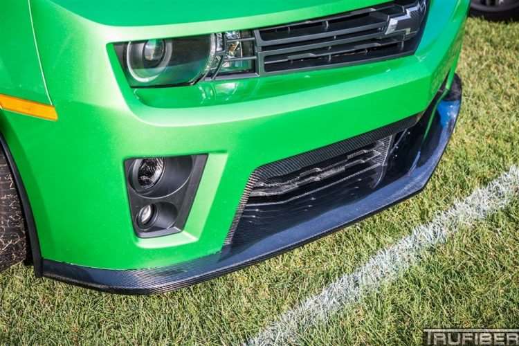 2012-2015 Camaro Carbon Fiber LG168 Air Dam (fits ZL1 front fascia) - view 2