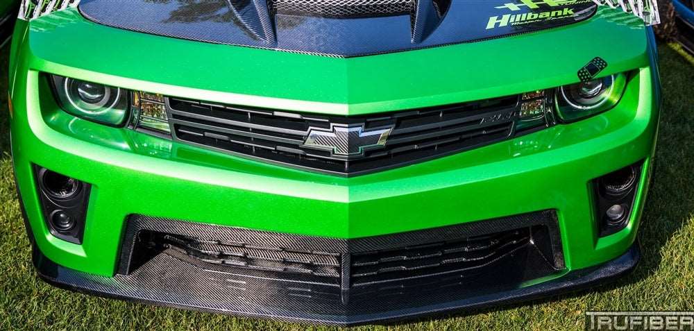 2012-2015 Camaro Carbon Fiber LG168 Air Dam (fits ZL1 front fascia) - view 3
