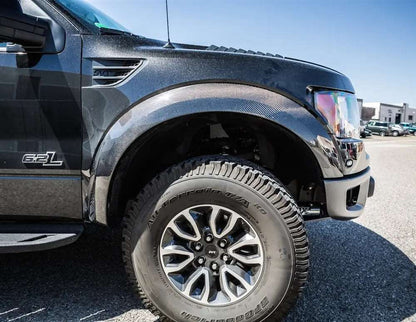 2013-2014 F150 Raptor Carbon Fiber LG186-T Fender Flares (front - left/right) - view 2