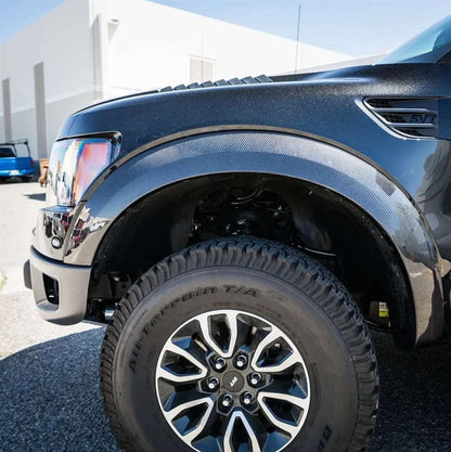 2013-2014 F150 Raptor Carbon Fiber LG186-T Fender Flares (front - left/right) - view 3
