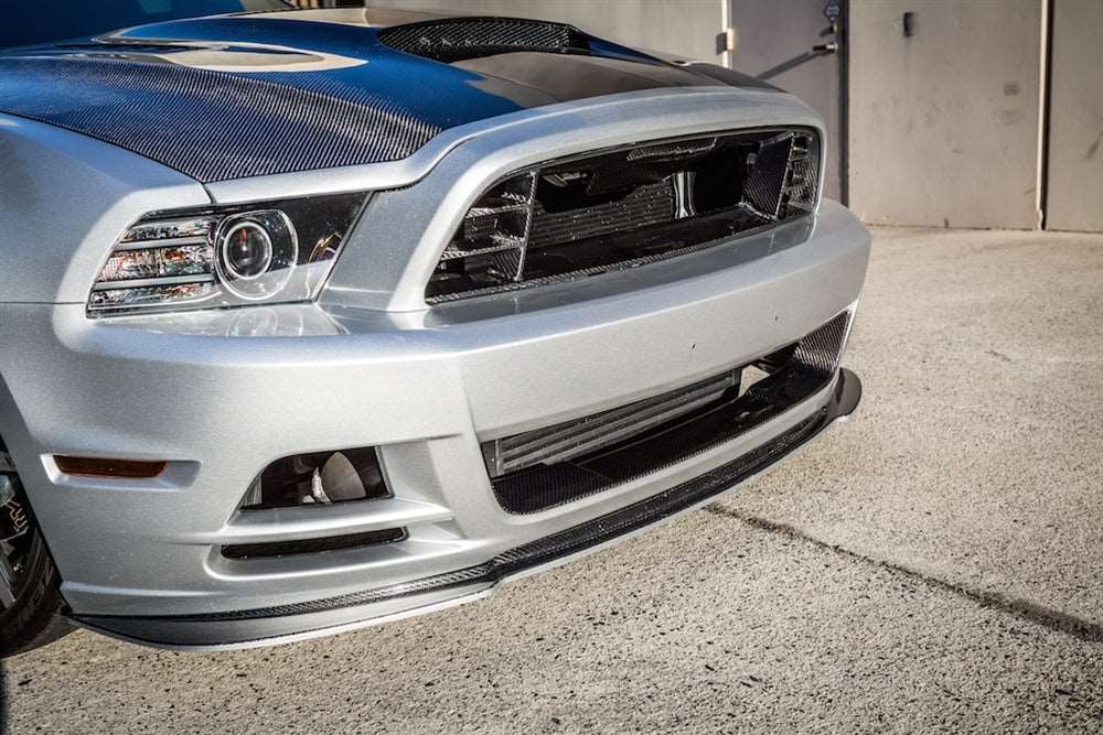 2013-2014 Mustang GT Carbon Fiber LG203 Front Bumper Upper Grille - view 4