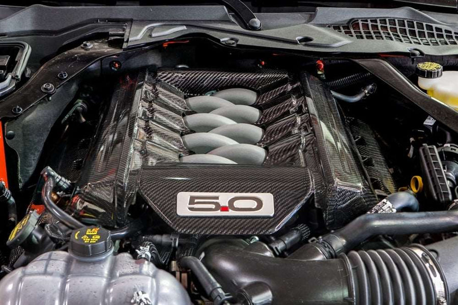 2015-2017 S550 Mustang 5.0 Carbon Fiber LG220 Engine Cover - view 2