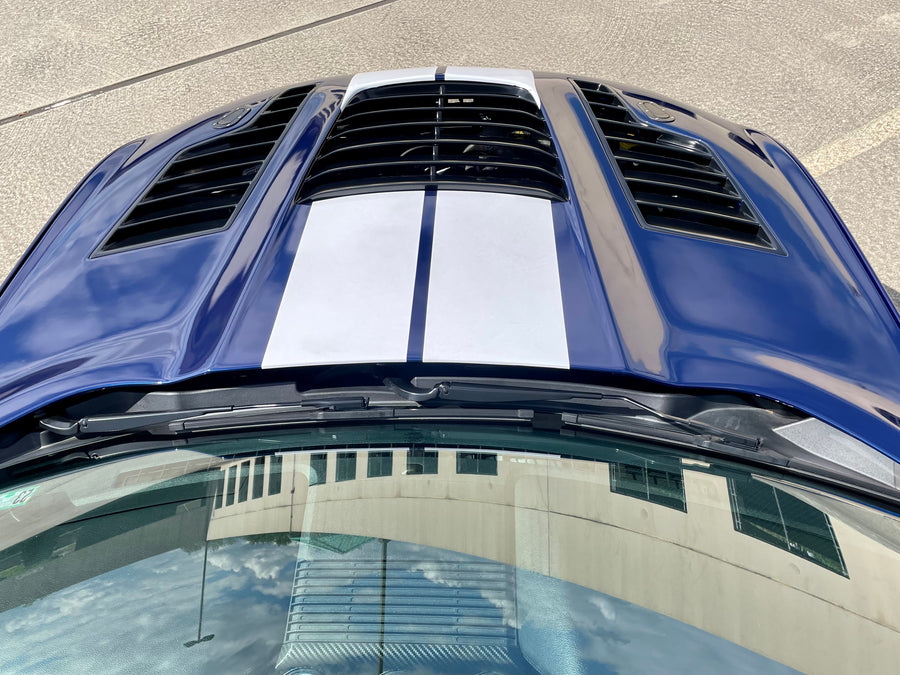 2015-2017 S550 Mustang Fiberglass A88 Heat Extractor Hood - view 2
