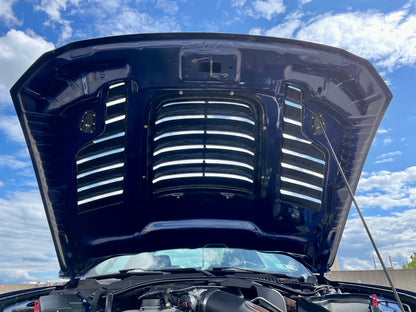 2015-2017 S550 Mustang Fiberglass A88 Heat Extractor Hood - view 4