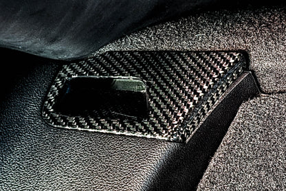 2015-2020 S550 Mustang Carbon Fiber LG667 Rear Seat Belt Bezels - view 2