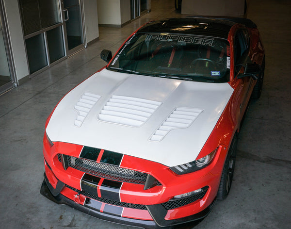 2015-2020 S550 Mustang Fiberglass A88KR Heat Extractor Hood