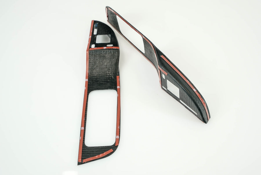 2015-2022 Challenger Carbon Fiber LG472 Window Switch Covers - view 3