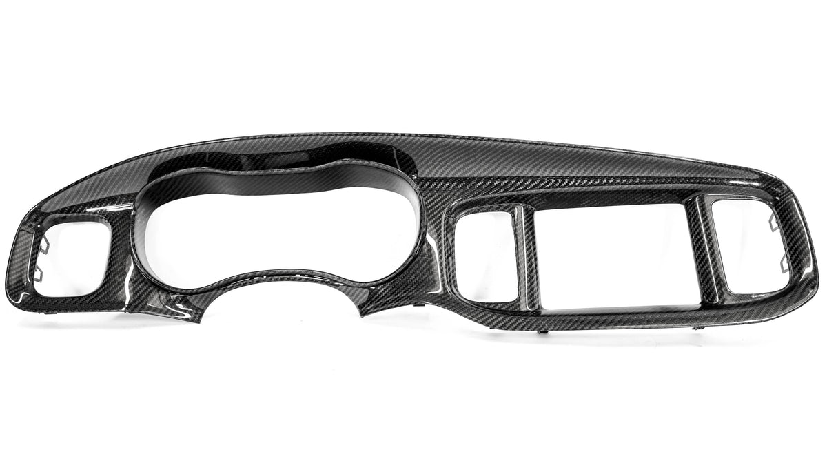 2015-2022 Charger Carbon Fiber LG572 2-Piece Instrumental Cluster Bezel - view 2