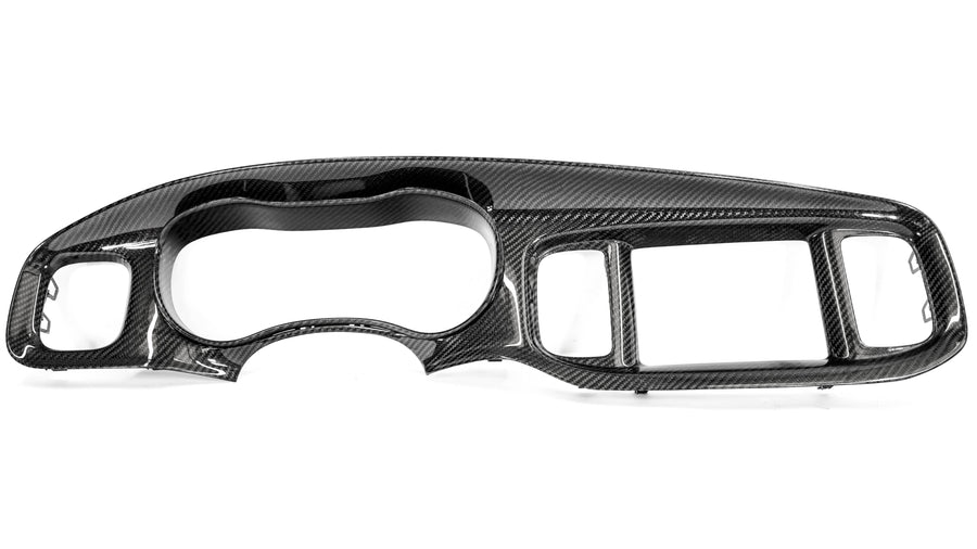 2015-2022 Charger Carbon Fiber LG572 2-Piece Instrumental Cluster Bezel - view 2