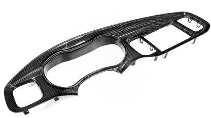 2015-2022 Charger Carbon Fiber LG572 2-Piece Instrumental Cluster Bezel