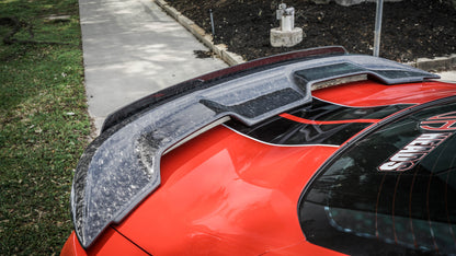 2015-2022 S550 Mustang GT500 Forged Carbon Fiber DCA71 Spoiler - view 5