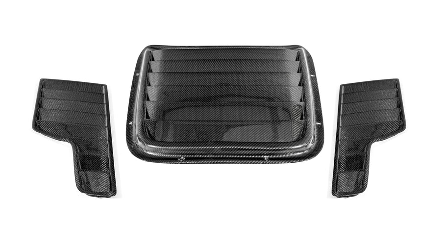 2015-2023 S550 Mustang Carbon Fiber LG577 Hood Vent KIT