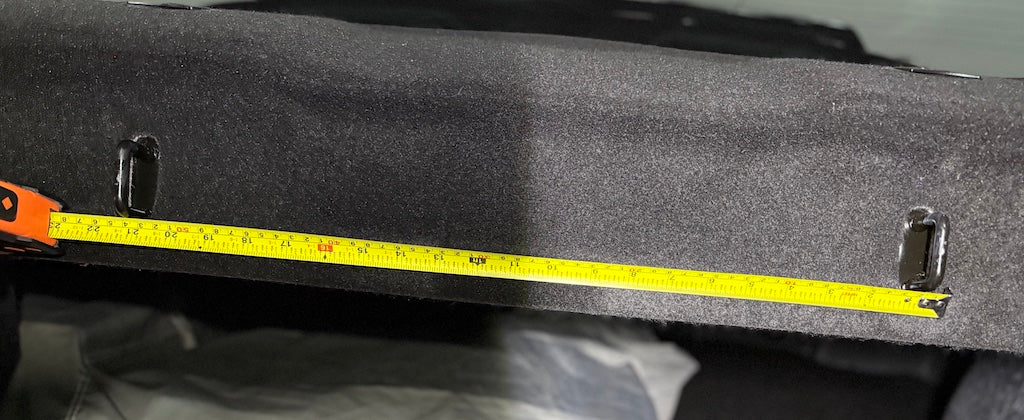 2015-2023 S550 Mustang Carbon Fiber LG632 Rear Seat Dash - view 3