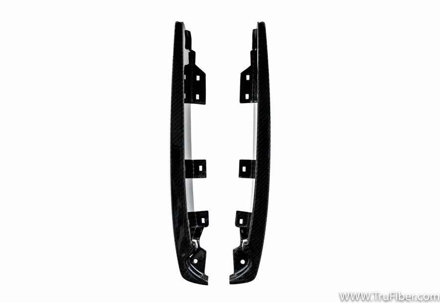 2015-2023 S550 Mustang GT350R Carbon Fiber LG308-AC Rear Splash Guards