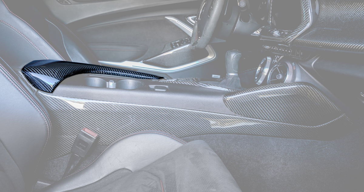 2016-2019 Camaro Carbon Fiber LG413 Armrest Cover