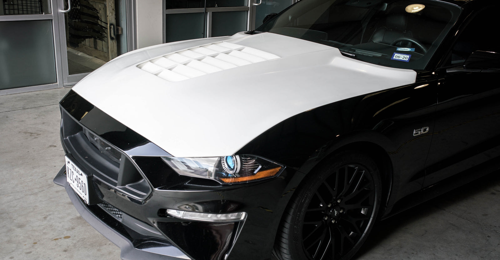 2018-2023 S550 Mustang Fiberglass A86 Hood