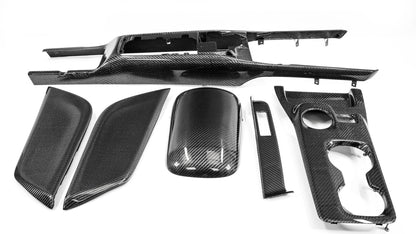 2020-2023 S550 Mustang GT500 Carbon Fiber K4KR Center Console 6pc Combo
