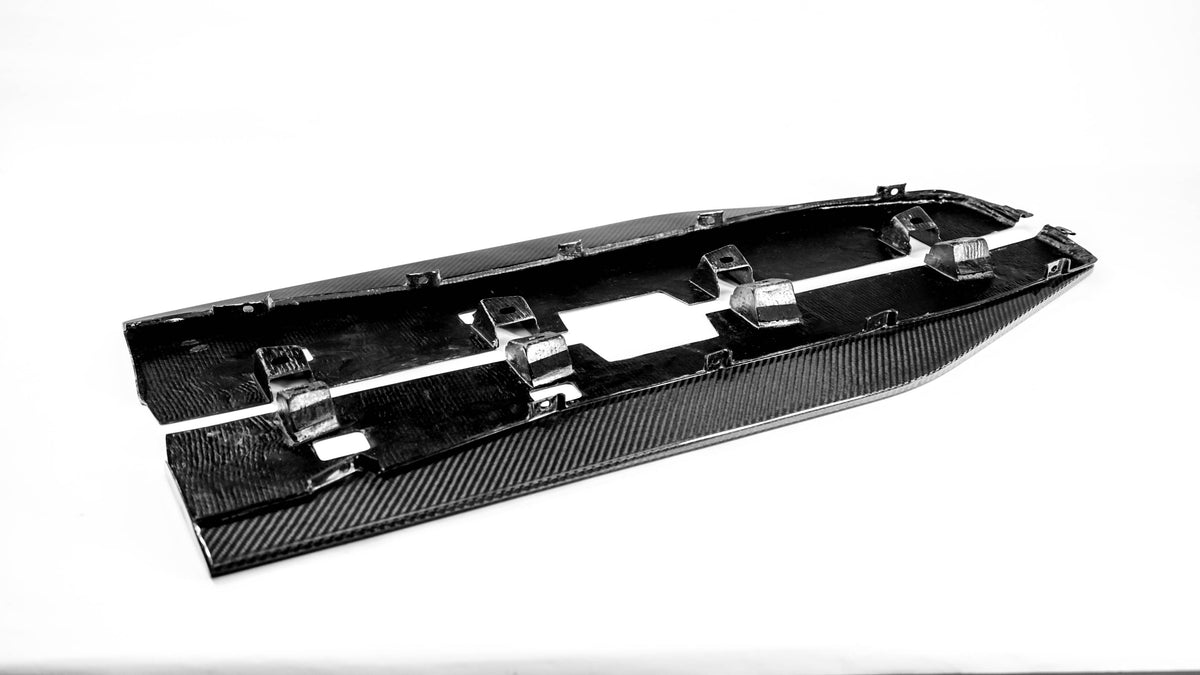 2020-2023 S550 Mustang GT500 Carbon Fiber LG593 Side Skirt Splitters